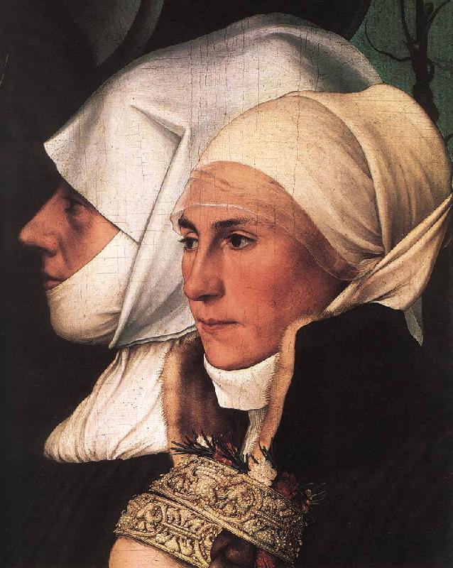HOLBEIN, Hans the Younger Darmstadt Madonna (detail) sg Germany oil painting art